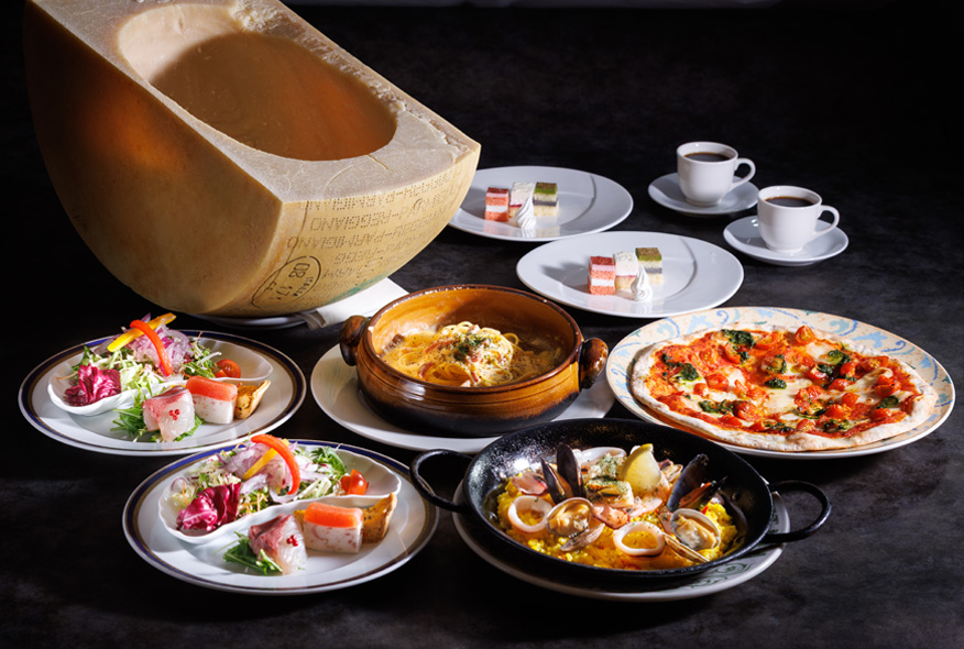 画像：ランチビッフェの一例